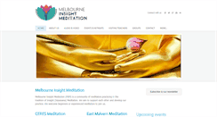 Desktop Screenshot of melbourneinsightmeditation.org