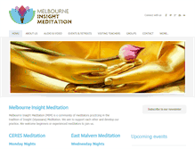 Tablet Screenshot of melbourneinsightmeditation.org
